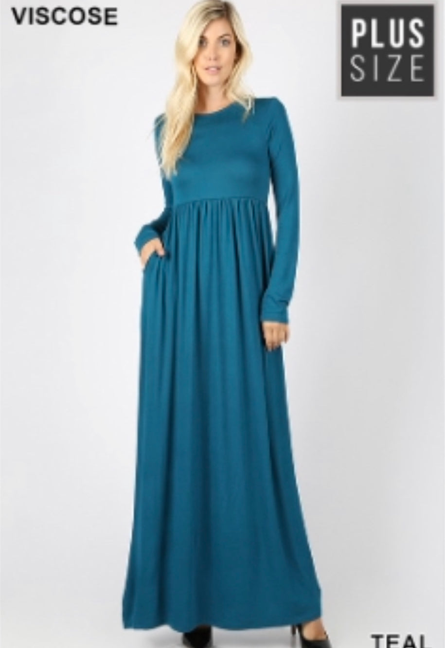 Teal Maxi Dress