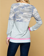 Load image into Gallery viewer, Camo Long Sleeve Top
